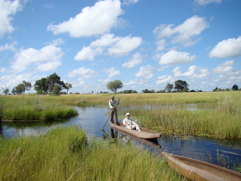 Botswana canoe