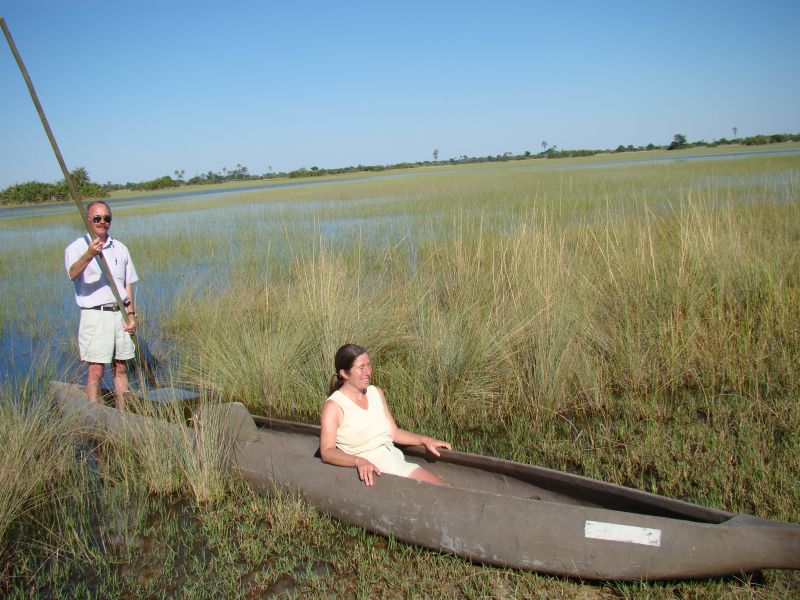 'Boating Okavango Delta'